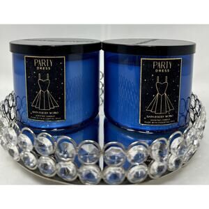 HTF Bundle of 2 Bath & Body Works~Limited Party Dress 2020 NEW (3 Wick 14.5 oz)